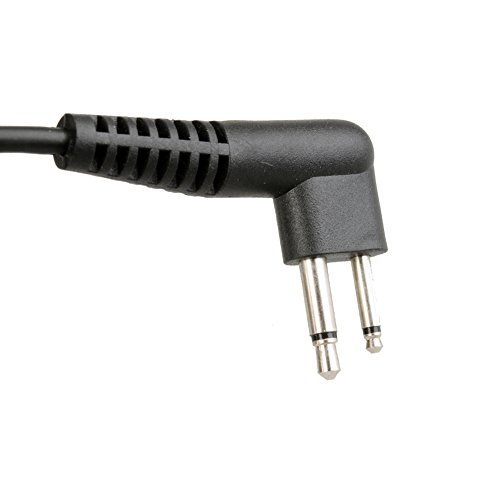 AOER® 2-pin Advanced Nipple Covert Acoustic Tube Bodyguard FBI Earpiece Headset Mic PTT/VOX for Motorola Radio CLS1450CB CLS1453CH P180 P185 P1225 P1225LS PR400 GP2100 GP3188 AU1200 AV1200