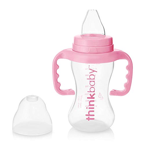 Thinkbaby BPA Free No Spill Sippy Cup, Pink (9 ounce)