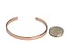 John S. Brana Hammered Copper Cuff Bracelet - Lightweight - 100% Uncoated Solid Copper