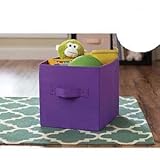Better Homes and Gardens Collapsible Fabric Storage Cube - Purple