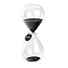 SWISSELITE Hourglass Sand Timers, Hourglass Sand Clock Inspired Glass for Home, Desk, Office Decor(8Inch-30Mins Black Beauty)