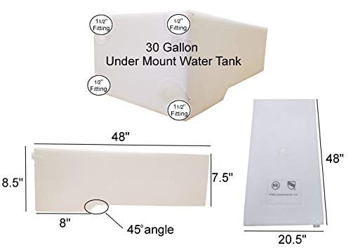Class A Customs UM 30 Gallon Water Holding Tank UM-3000