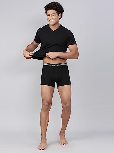 Levi's Men 100 CA STYLE 3 COMFORT TRUNK DK. GREY MELANGE,BLACK P2 Size- M 3