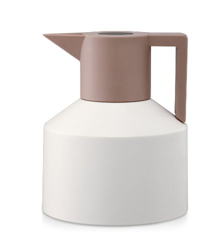 Geo Thermo Pot Normann Thermo Vacuum Flask, White Geo Thermo Pot Normann Thermo Vacuum Flask, White