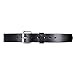 GritGuts Concealed Carry CCW Thick Leather Gun Belt, 1 1/2 Inch 100% USA Full-Grain Leather Belt, 100 Year Warranty-Stitchless Pattern,Black, Men's, Holiday Gift, Heavy Duty