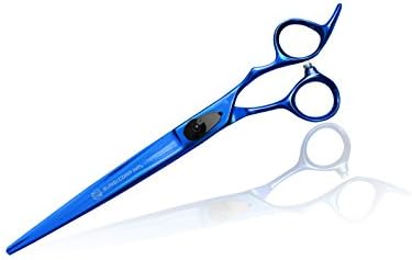 8" Professional Hairdressing Scissors Barber Salon Haircutting Shears Blue Titanium 440C
