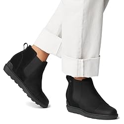 Sorel Evie™ II Chelsea Black/Sea Salt 12 B