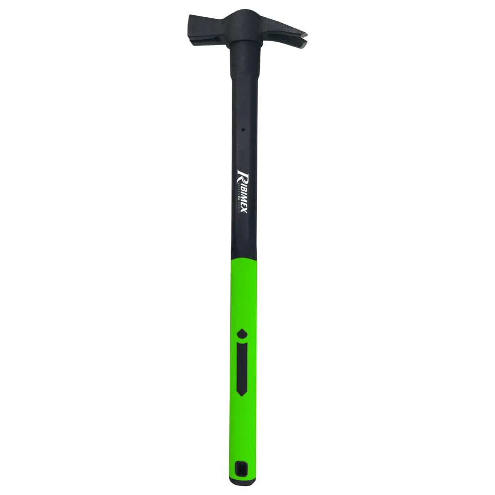 Ribimex PROJTMC03ML Carpenter Hammer 300 gr Length 50 cm Fiber, Red and Black