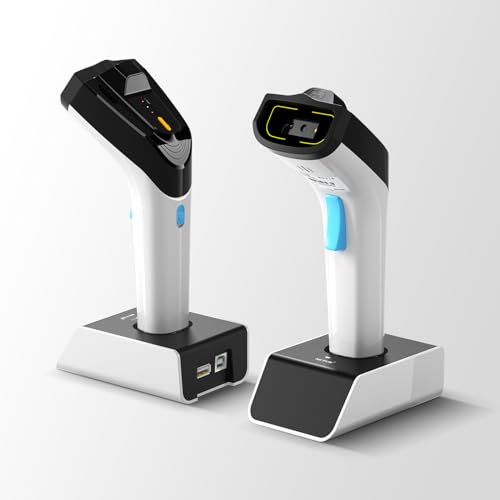 NETUM Wireless Hybrid RFID 2D Barcode Reader UHF RFID Tag Reader and QR 1D/2D Barcode Reading Via Bluetooth Connection for Retail Hospitality System DS8500
