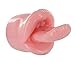 Wand Essentials Tantric Tongue Realistic Oral Sex Wand Vibrator Attachment, Pink (ae163)