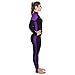 Ivation Womens Wetsuit - Lycra Full Body Diving Suit & Sports Skins for Running, Exercising, Snorkeling, Swimming, Spearfishing & Water Sports