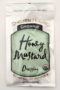 Chelten House Organic Honey Mustard Dressing, 1.5-Ounce Single Serve Pouches (Pack of 60)