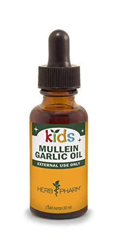 Herb Pharm Kids Mullein and Garlic Oil, 1 Ounce