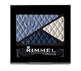New Rimmel Glam'eyes Eye Shadows Trio 698 Modern Blues