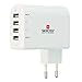 Skross Euro USB Charger - 4 Port, White
