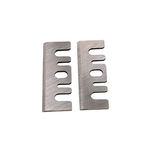 2Pcs 3-1/4 Inch High Speed Steel Electric Planer Spare Blades Knives Replacement for Hitachi F20A Wood Cutting Tool 82x29x3mm