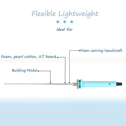 Foam Cutter, 2 Pack Foam Electric Cutting Machine Pen 100-240V/15W Craft Hot Knife 10CM Styrofoam Cutting Pen for All Kinds of Foaming Materials