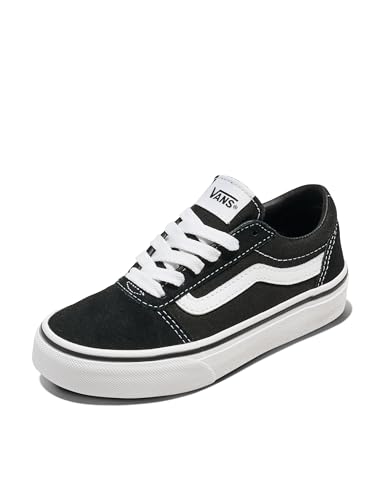 Unisex Kinder Ward Sneaker Ward Trainers, (SUEDE/CANVAS) BLACK/WHITE, 38 EU