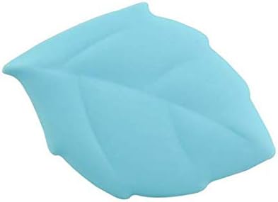 PANGUN Cf-Dw02 Silicone Leaf Shape Water Cup Folding Mini Camping Hiking Travel Pocket Drinking Cup-Blue