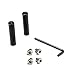 SMALLRIG Aluminium Alloy 15mm Rods 2.5 Inch 63.5mm Long with 1/4-20 Threads for Clamp Mount - 1590