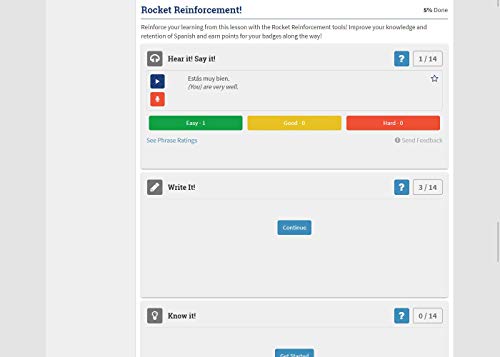 image for Learn Spanish - Rocket Spanish Level 1, 2 & 3 Bundle. The best value S