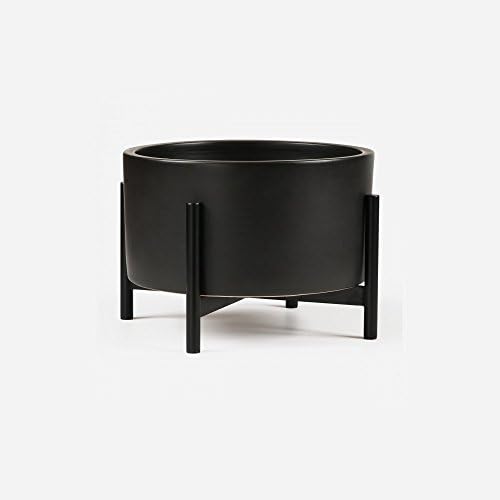 Case Study Table Top Cylinder with Metal Stand (Charcoal)