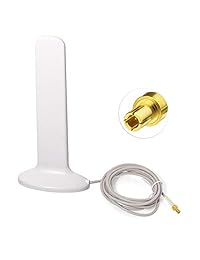 wlaniot GSM 3G 4G LTE Antena de doble correa 698 960 1710 2690MHZ 16dBi 6.56ft Cable Mobile Hotspot WiFi Router USB Modem teléfono móvil señal Booster 0.14 oz Cámara de seguridad