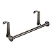 iDesign York Metal Over the Cabinet Dish and Hand Towel Bar Holder for Kitchen, Bathroom, 10.5