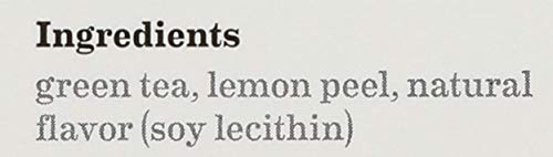 BIGELOWTEA GREEN TEA WITH LEMON (CAFFEINATED), 20 COUNT