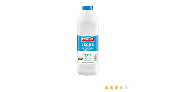 Leche Pascual - Clásica Leche Semidesnatada - Botella 1,2 L ...