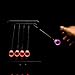 Fun Central LED Light Up Newtons Cradle Pendulum Balance Balls - Office Decoration