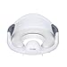 Potty Training Seat for Toddler Boys & Girls, Ergonomic Portable Baby Toilet Shape with Non-Slip Handles, Cushioned Seat for Kids Comfort, Splash Guard & Backrest Toilet Seat, Includes Free Brush