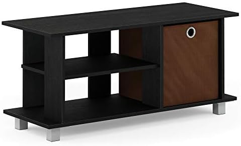Furinno SIMPLISTIC TV Stand, Entertainment Center, TV Console for TV up to 33 Inch with Bin Drawers, for Living Room Bedroom, Espresso - Image 5