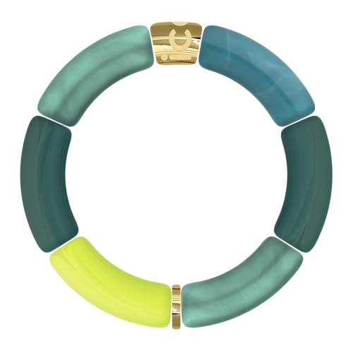 ICE-WATCH N/A Femme ICE Jewellery - Bella bracelet Turquoise lime - Bracelet mode turquoise et vert pour femme (024180), Multicouleur, Taille unique
