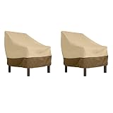 Classic Accessories Veranda Standard Dining Patio Chair Cover (2-Pack)