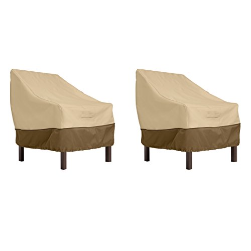 Classic Accessories Veranda Standard Dining Patio Chair Cover (2-Pack)