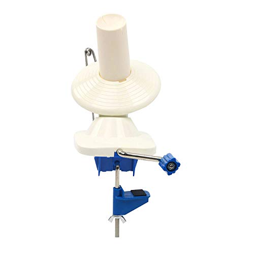 Yarn Ball Winder, Hand-Operated Yarn Ball Winder Swift Yarn Winder for Swift Yarn Fiber String Ball (Medium)