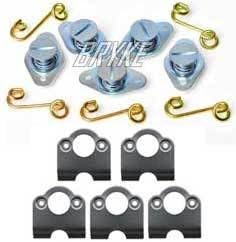 Bryke Fasteners 5/16 Self Ejecting button, Springs, Back Plates (Button Height: .750") (Spring Height:.225")