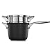 Calphalon Premier Space Saving Nonstick 4.5qt Sauce Pan with Double Boiler