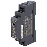 MEAN WELL HDR-15-5 Ultra Slim Step-Shape 1SU DIN Rail Power Supply, 5V 2.4A 12W