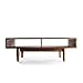 Posh Pollen Diego Mid-Century Modern Coffee Table, Walnut