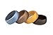 Silicone Wedding Ring for Men by FluxActive (4 Pack) Affordable Silicone Wedding Bands - METALLIC Gold Silver Copper Bronze