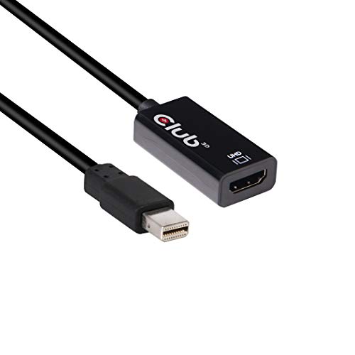Club 3D CAC-1180 Mini DisplayPort 1.4 to HDMI 2.0B HDR Adapter Supports 4096X2160@60Hz High Dynamic Range