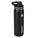 ThermoFlask 24-Ounce Double Wall Vacuum Insulated Stainless Steel Water Bottles, Blue, Black, 24oz