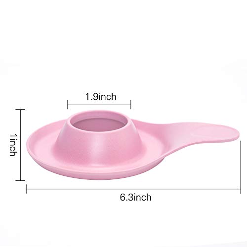 image for HM-TECH Egg Cups, Set of 4 Non Toxic & Safe Bamboo Egg Cups, Eco-Frien