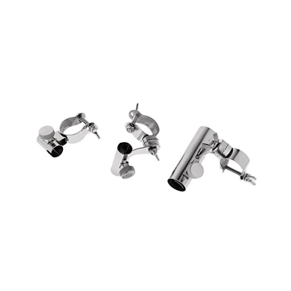 MonkeyJack-Set-of-3-Pieces-Stainless-Steel-Fishing-Rod-Holder-Landing-Net-Bracket-Fishing-Bait-Box-Rack