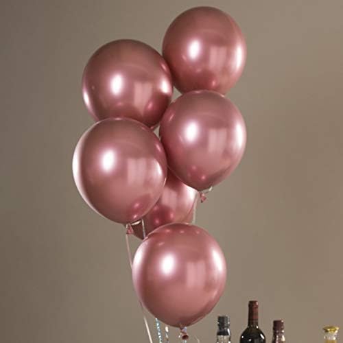 PromitonA 12 Inch Modern Chrome Pearl Metal Balloons Metallic Helium Latex Wedding Party Decoration Balloon