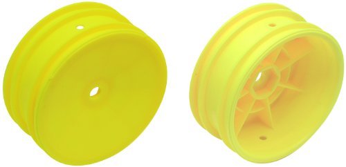 Team Associated 9691 Buggy Front Hex Wheel, Yellow