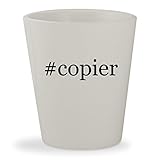 #copier - White Hashtag Ceramic 1.5oz Shot Glass
