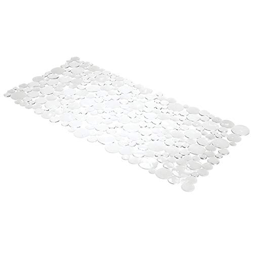 mDesign Adjustable Kitchen Sink Dish Drying Mat/Grid Plastic